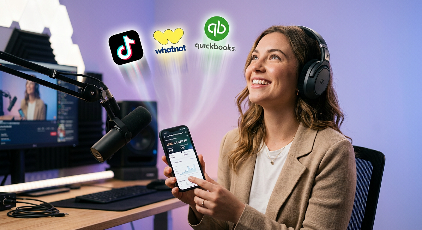 Live commerce streaming setup